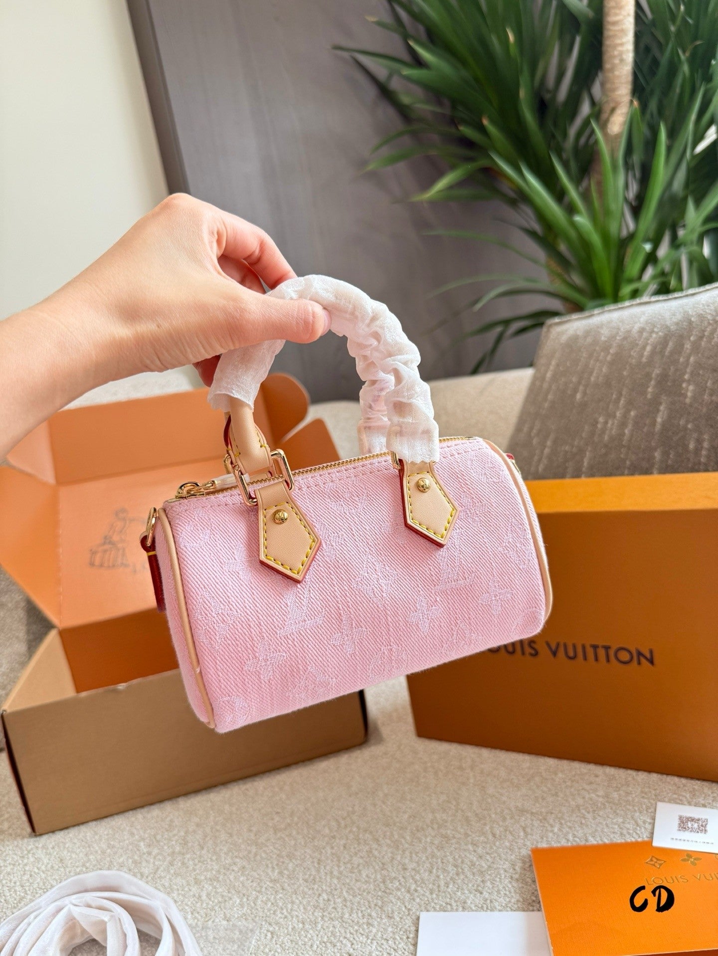 Pink 16cm Pillow Bag