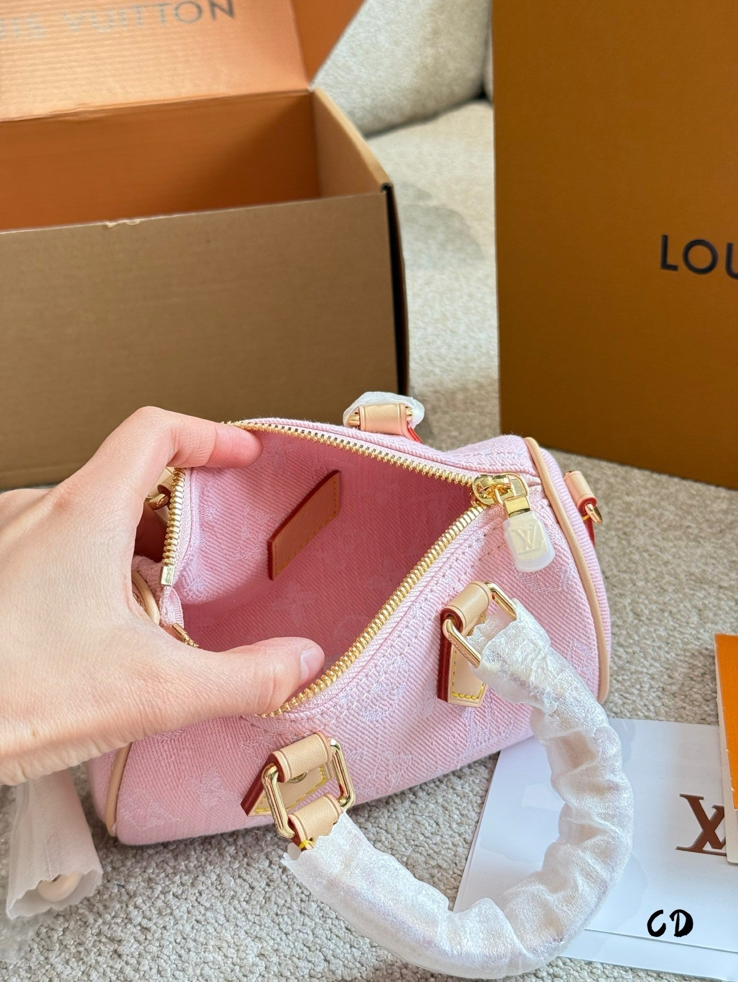 Pink 16cm Pillow Bag