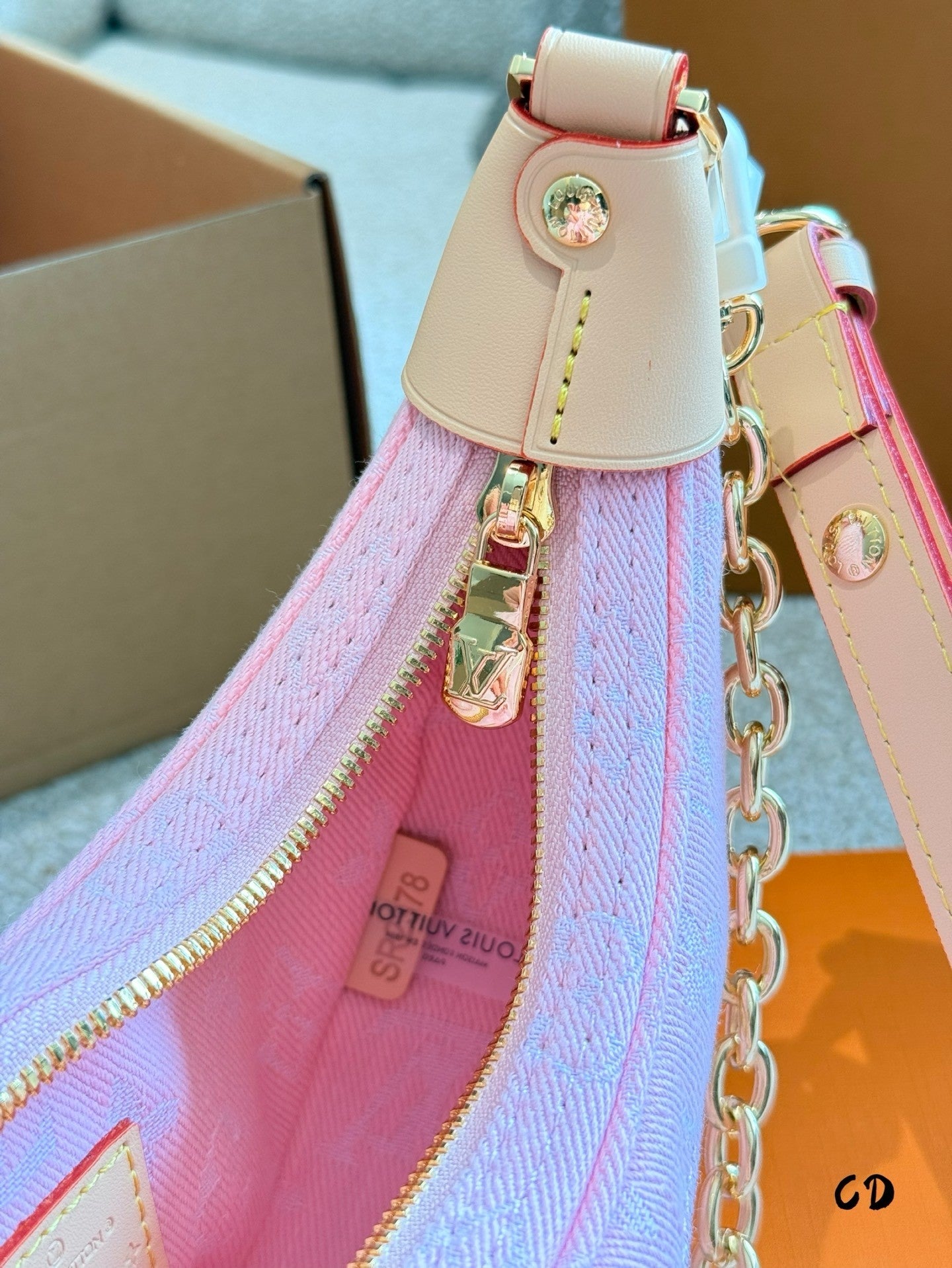 Pink Hand  carry and Armpit Bag