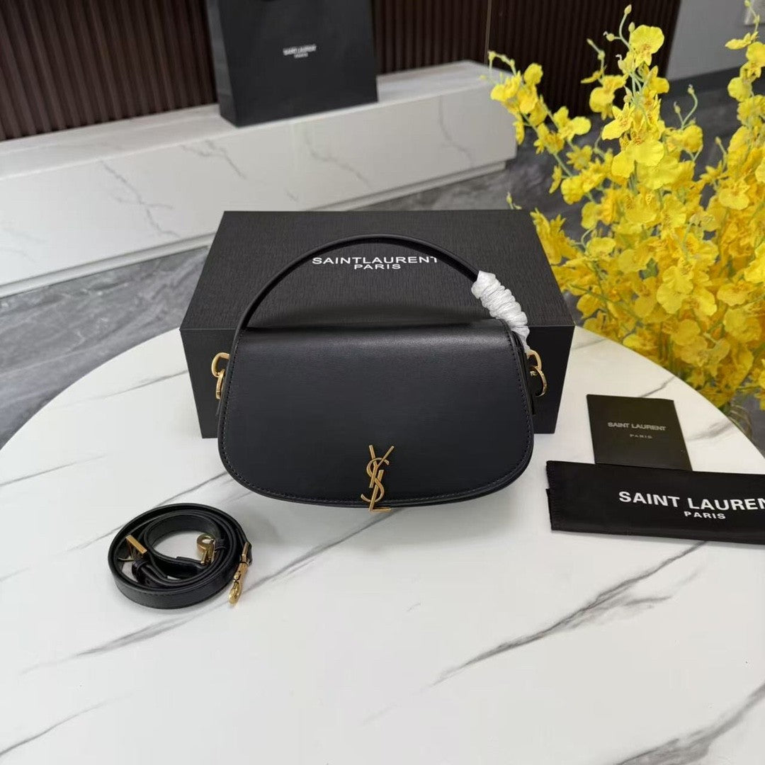 Black Leather Handbag