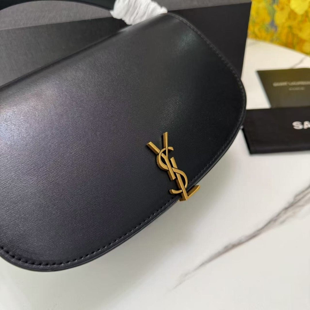 Black Leather Handbag