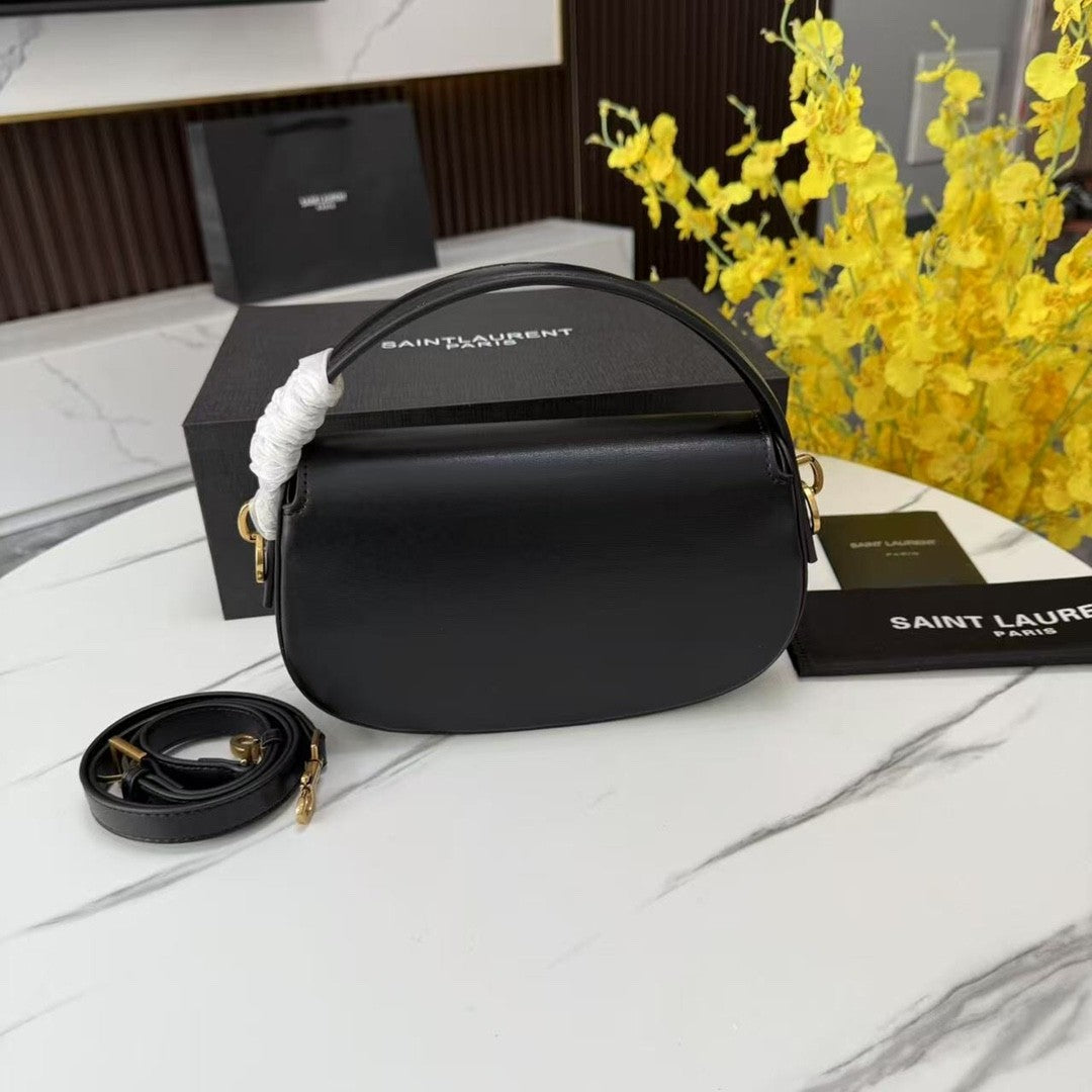 Black Leather Handbag