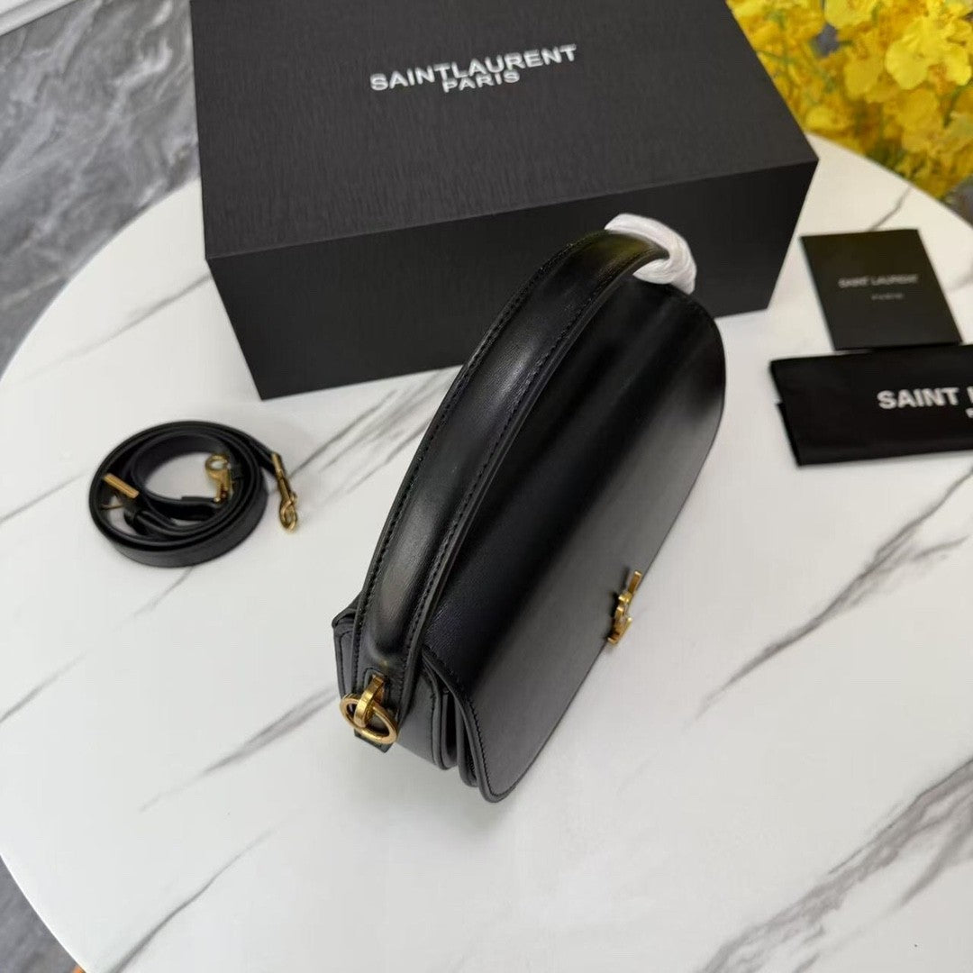 Black Leather Handbag