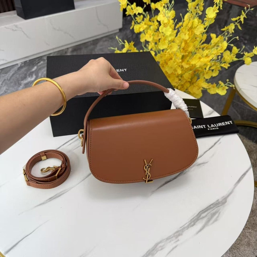 Brown Leather Handbag