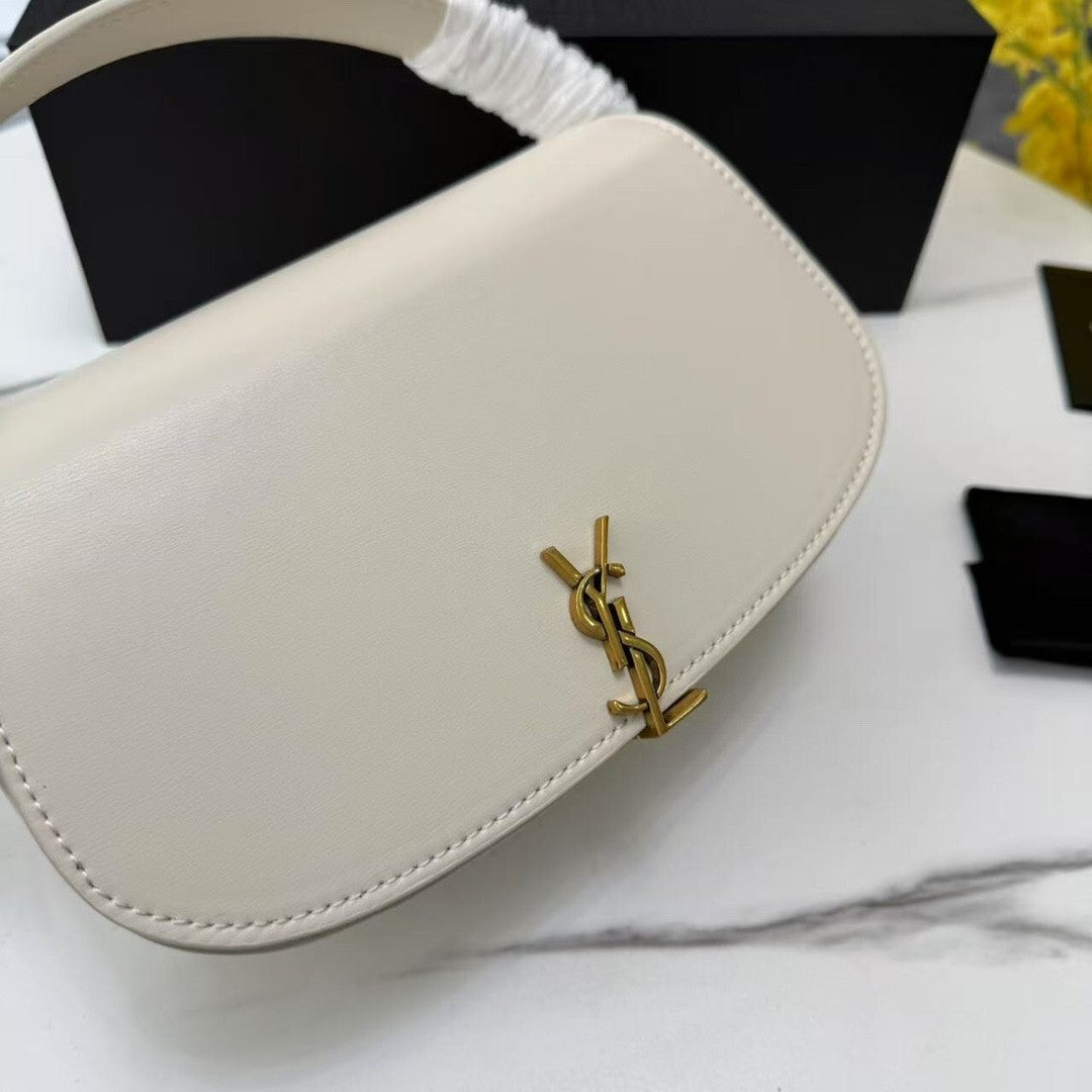 White Leather Handbag