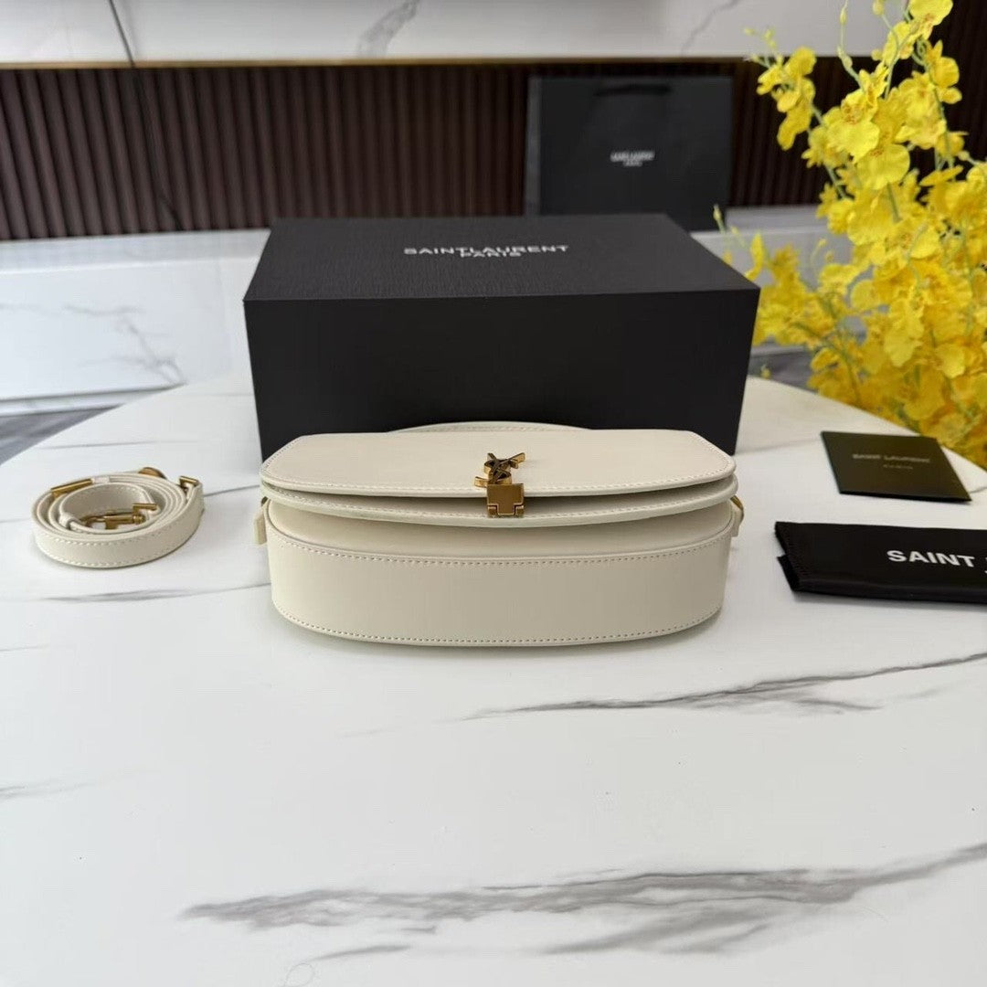 White Leather Handbag