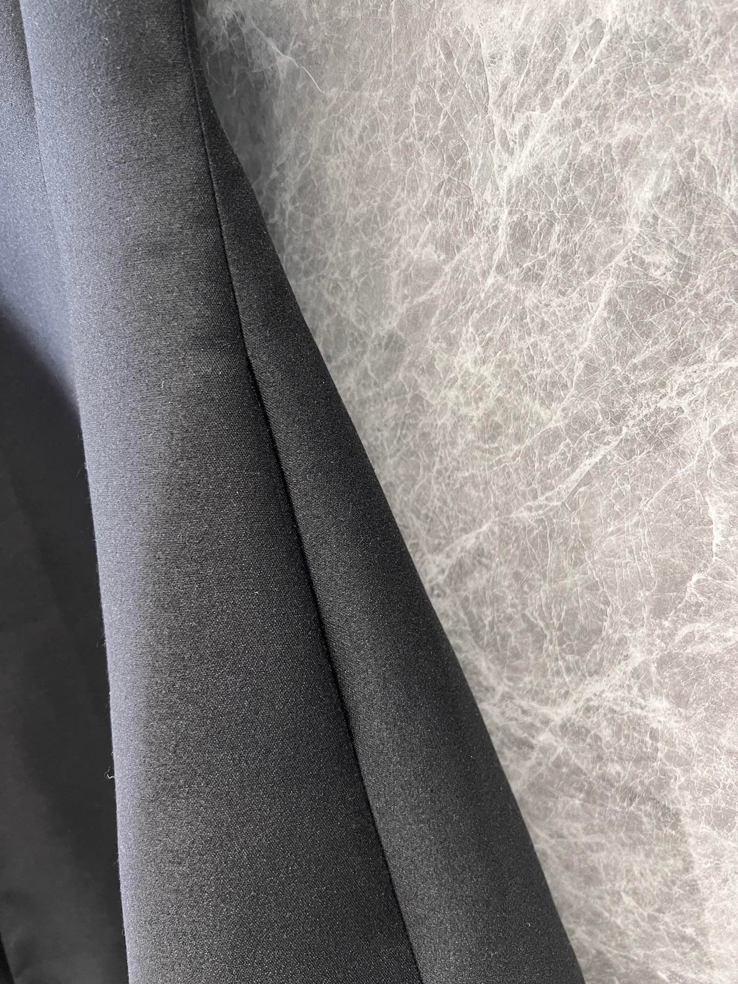 Black Simple Waist  Cinching Dress