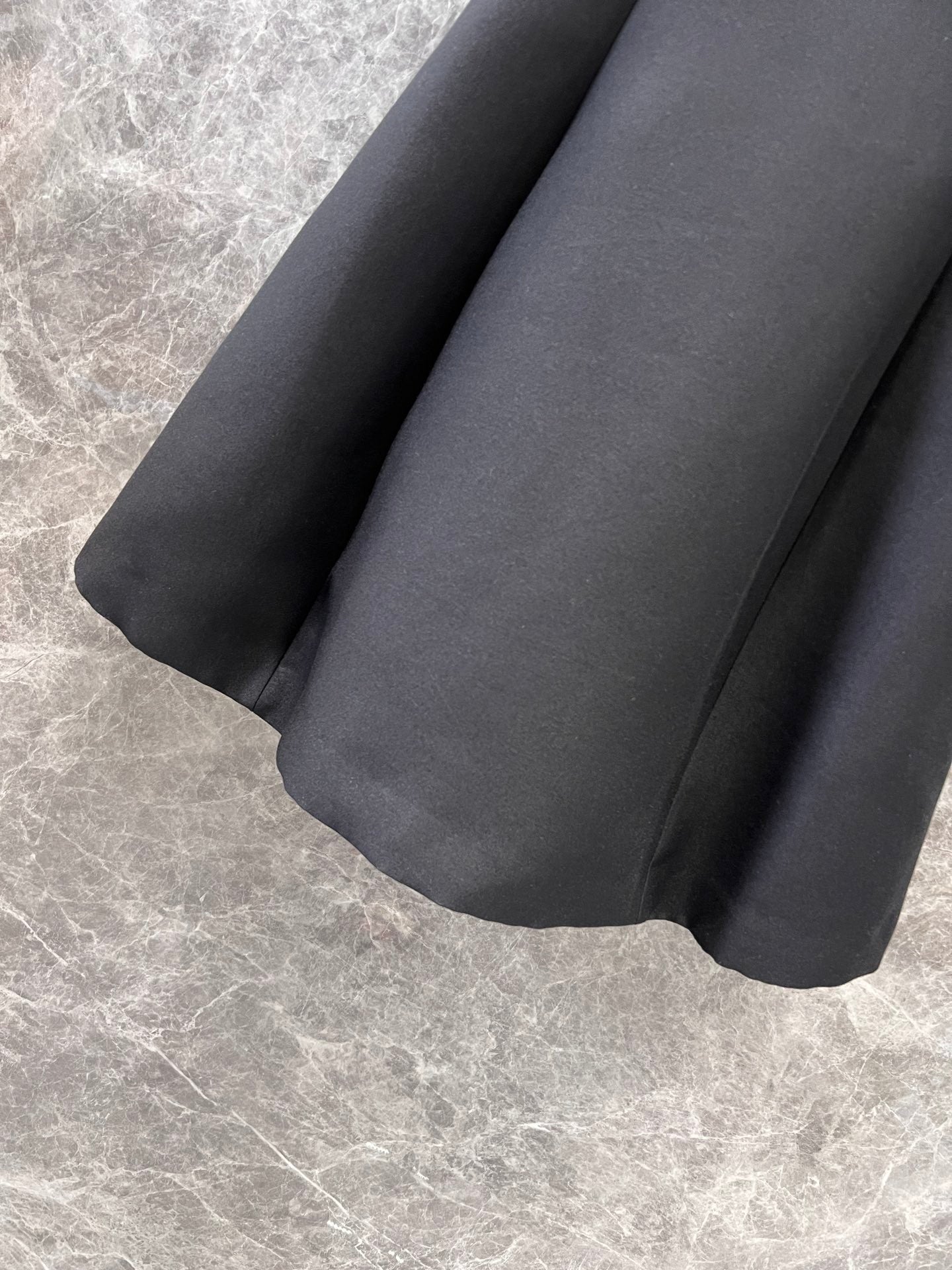 Black Simple Waist  Cinching Dress