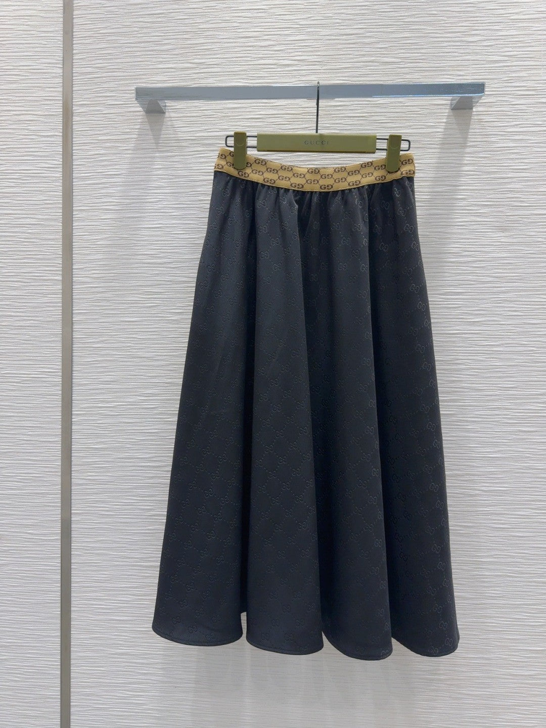 Alphabet Webbing Jacquard Umbrella Skirt