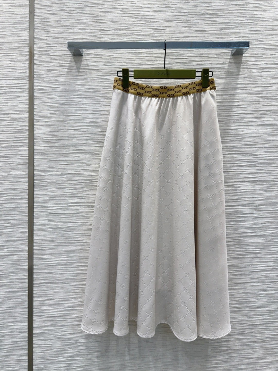 Alphabet Webbing Jacquard Umbrella Skirt