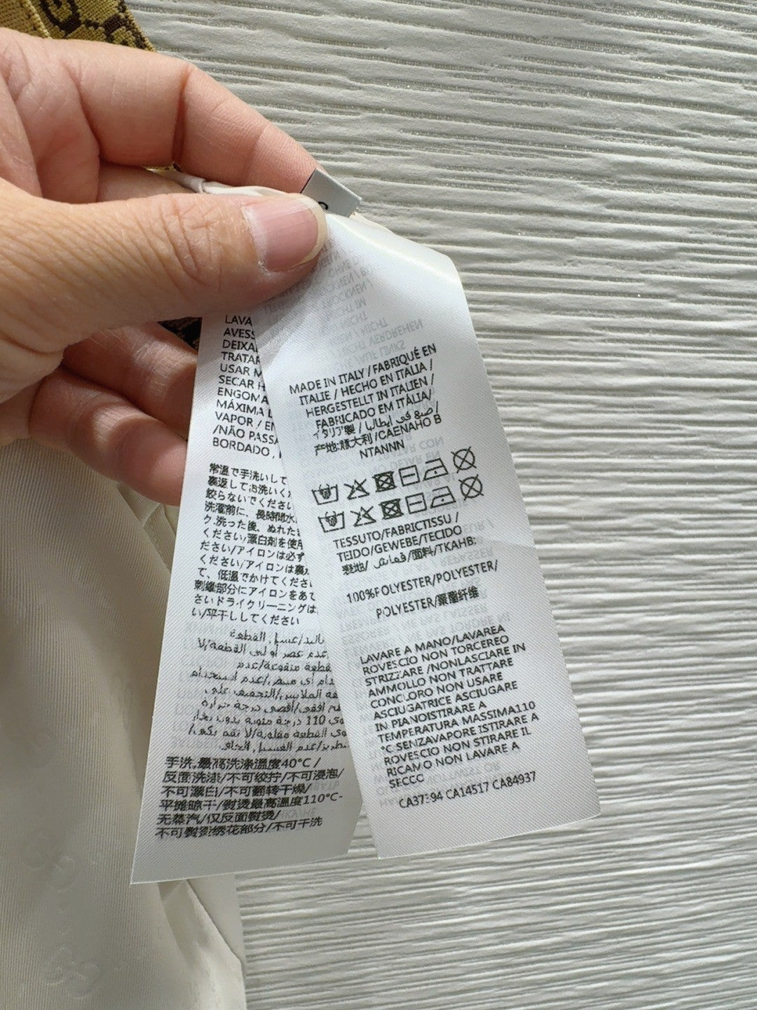 Alphabet Webbing Jacquard Umbrella Skirt