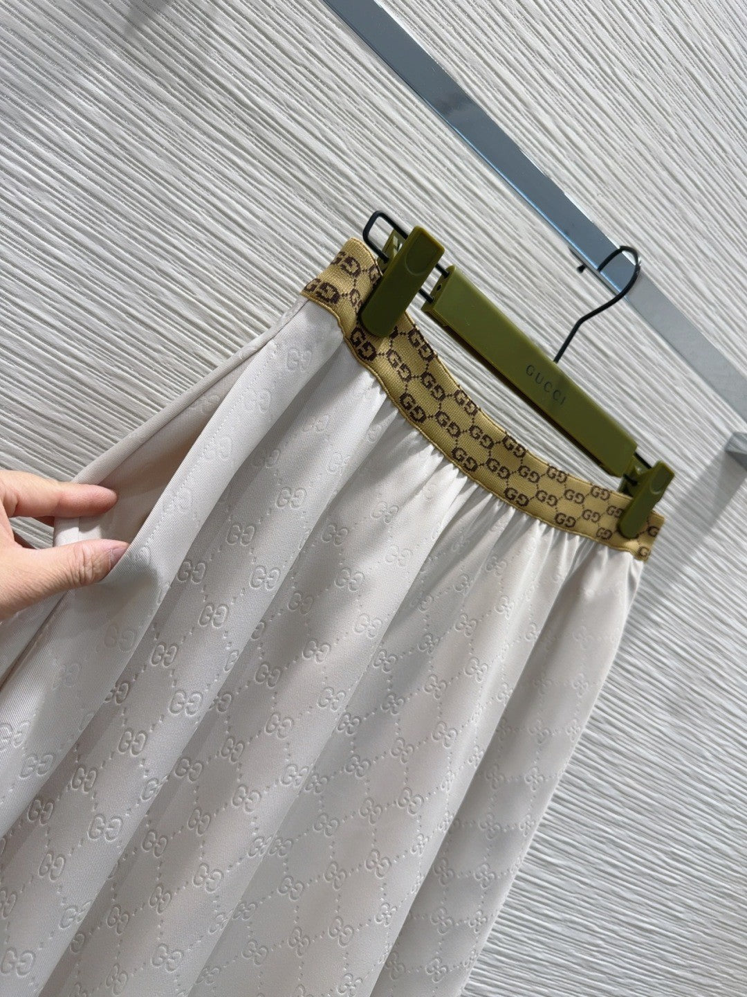 Alphabet Webbing Jacquard Umbrella Skirt