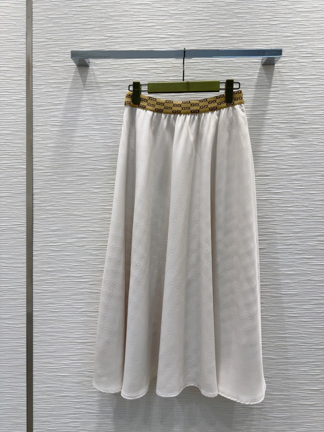 Alphabet Webbing Jacquard Umbrella Skirt