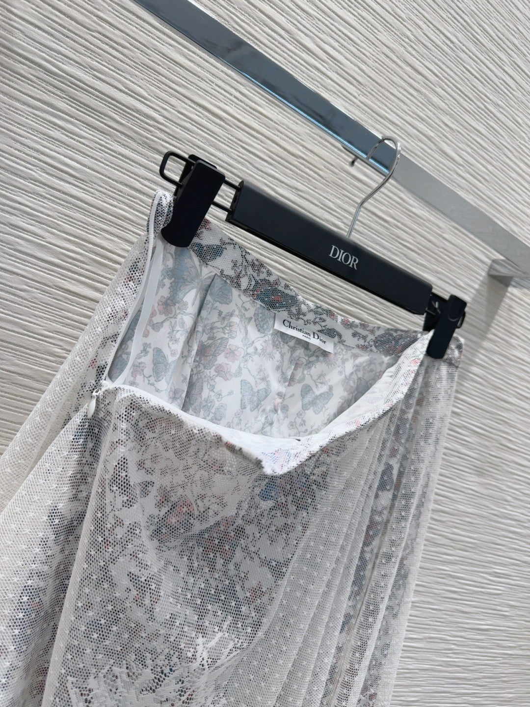 Lace Double Layered Midi Skirt