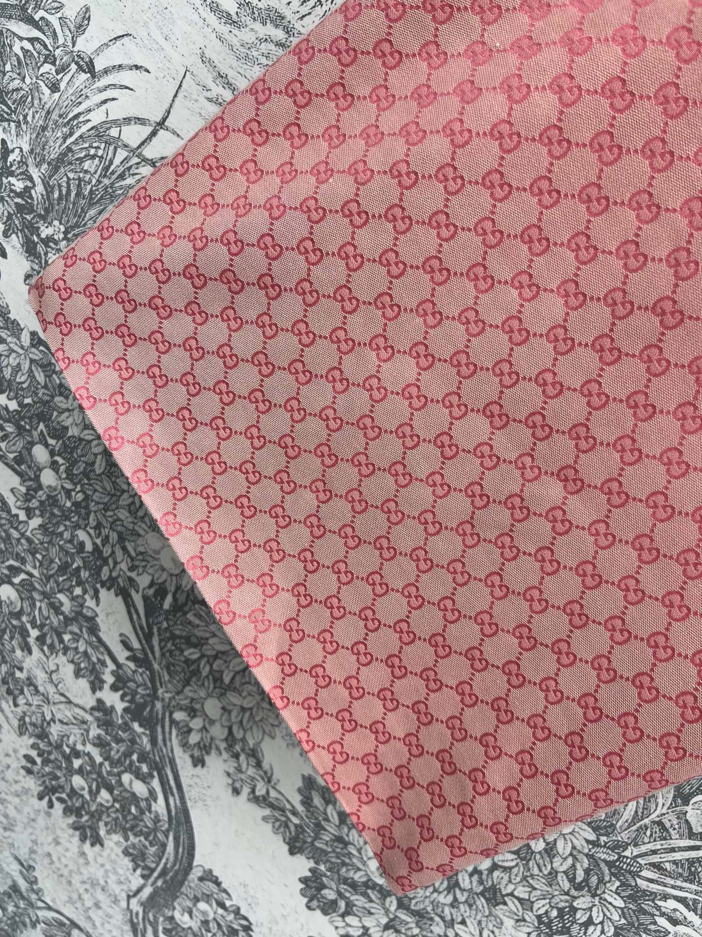 Pink double-G jacquard sleeveless straight tube dress