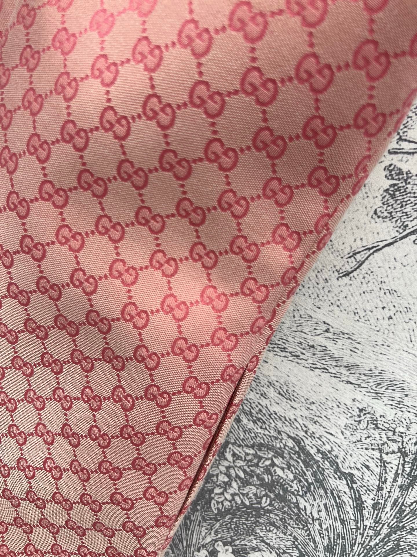 Pink double-G jacquard sleeveless straight tube dress