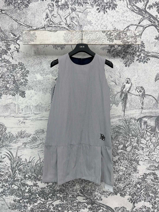 Striped sleeveless dress