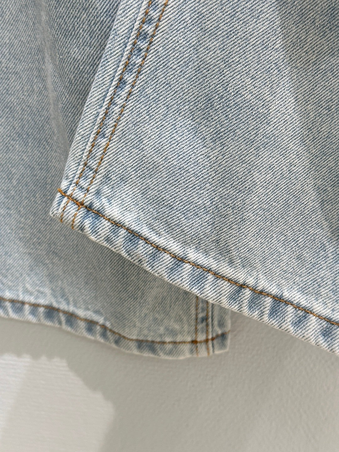 Beaded Straight Wide - leg Jeans