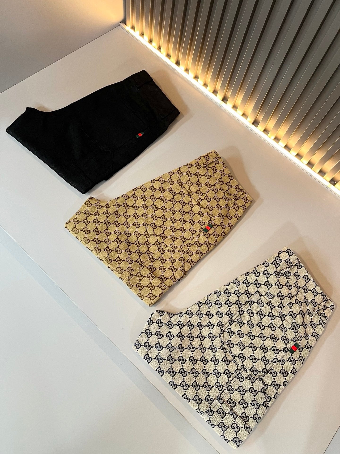 Washered Denim Shorts with Letter Print